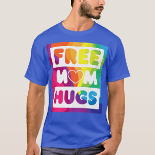 Camiseta Colores del orgullo LGBT: Mamá libre abraza el mes