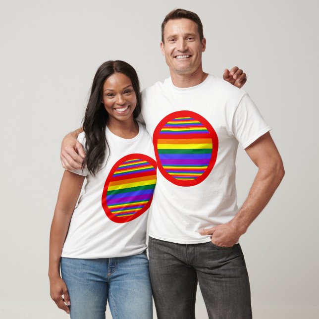 Camiseta Colores del Orgullo LGBT Mujer (Unisexo)