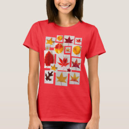 Camiseta Colores del otoño del follaje de otoño de las