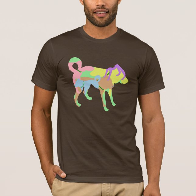 Camiseta Colores del PERRO, BASTÓN (Anverso)