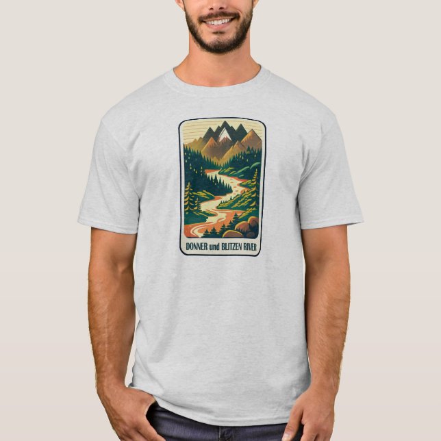 Camiseta Colores del río Donner und Blitzen (Anverso)