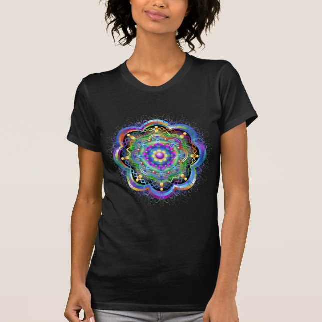 Camiseta Colores del Universo Mandala (Anverso)