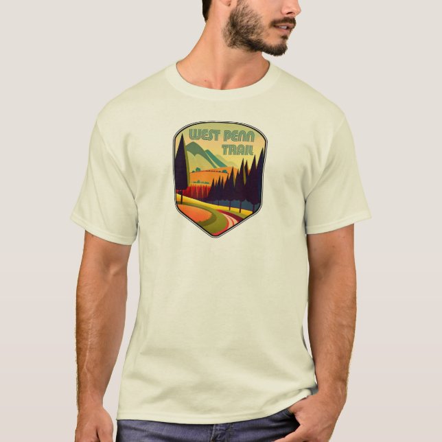 Camiseta Colores del West Penn Trail Pennsylvania (Anverso)