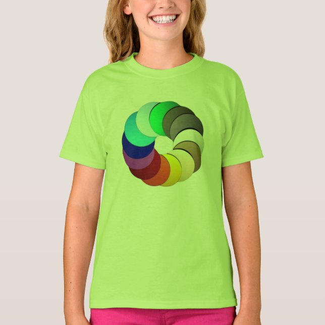 Camiseta Colores Diseños de belleza (Anverso)
