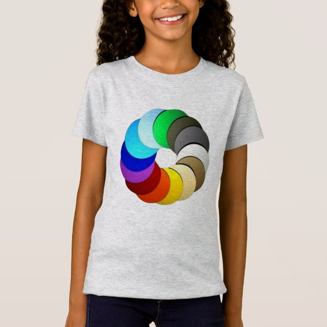 Camiseta Colores Diseños de belleza (Anverso)