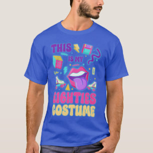 Camiseta Colores Fluorescentes Cinta Vintage Ochenta regalo
