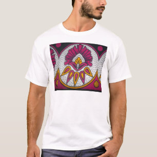 Camiseta colores fresco retro vintage estilo africano tradi
