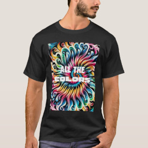 Camiseta Colores Giratorios Retro Tie-Dye