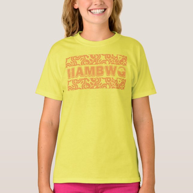 Camiseta Colores HAMbWG 8 - Camisas suaves Hanes ComfortBle (Anverso)
