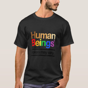 Camiseta Colores humanos Vary Blm Black Lgbtq Rainbow G