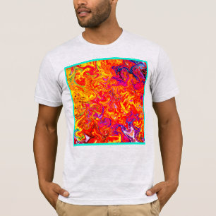 Camiseta Colores Intensos Diseño Abstracto