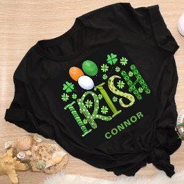 Camiseta Colores irlandeses apodo opcional San Patrick's Da