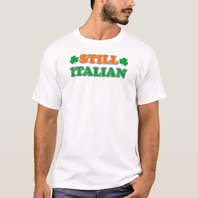 Camiseta Colores Italianos Irlandeses Y Shamrock (Anverso)