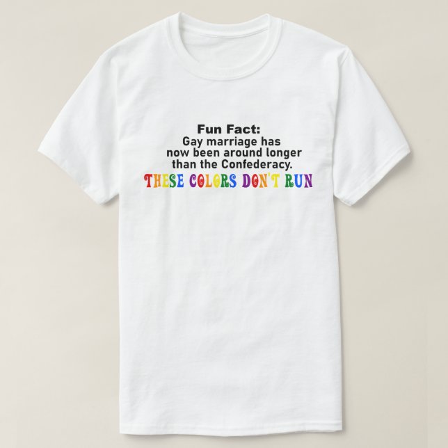 Camiseta Colores LGBTQA+ no ejecutan la versión 2 (Diseño del anverso)