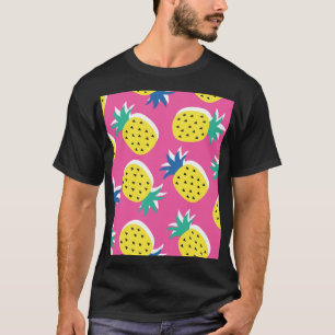 Camiseta Colores Locos De Piña: Pop-Art Infantil.