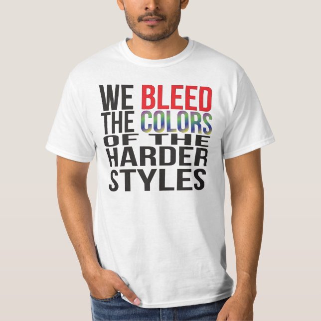 Camiseta Colores más duros de los estilos (Anverso)