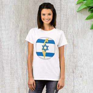 Camiseta Colores Nacionales De Israel