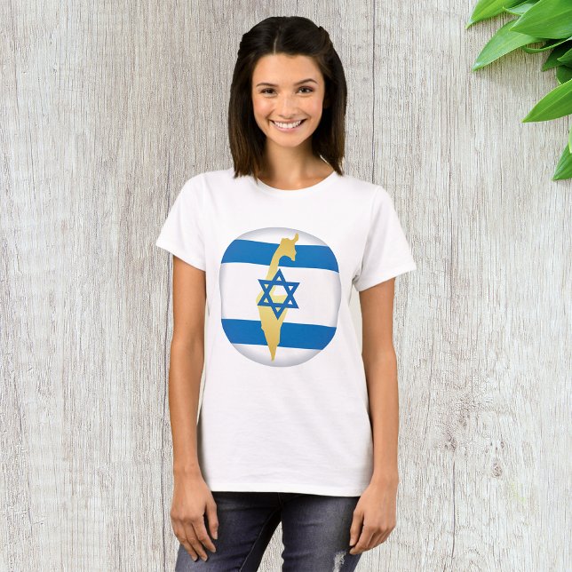 Camiseta Colores Nacionales De Israel (Subido por el creador)