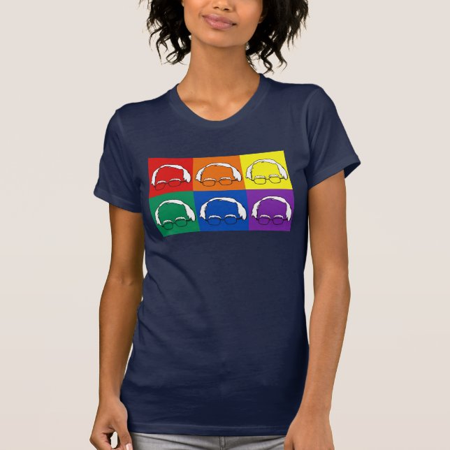 Camiseta Colores Orgullo de Bernie - LGBT - (Anverso)