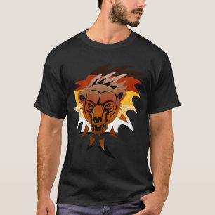 Camiseta Colores Orgullo Oso Oso Gruñendo