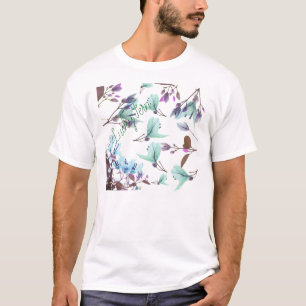 Camiseta Colores Pastel Flores Bougainvillea