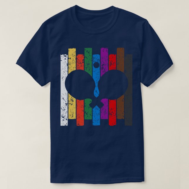 Camiseta Colores Ping Pong (Diseño del anverso)