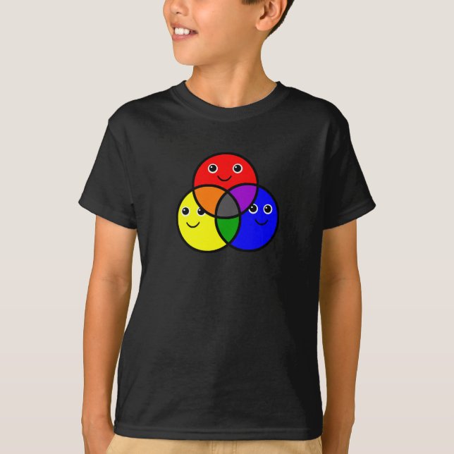 Camiseta Colores primarios (Anverso)