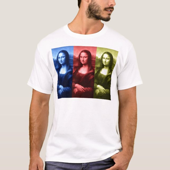 Camiseta Colores primarios de Mona Lisa (Anverso)