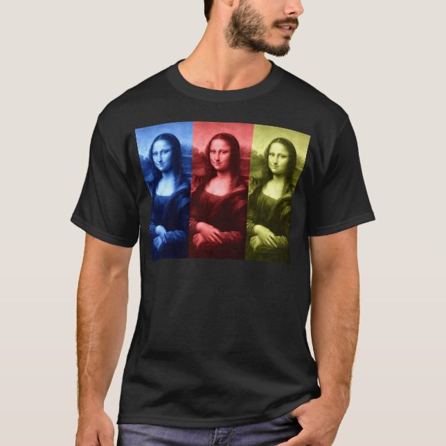 Camiseta Colores primarios de Mona Lisa (Anverso)