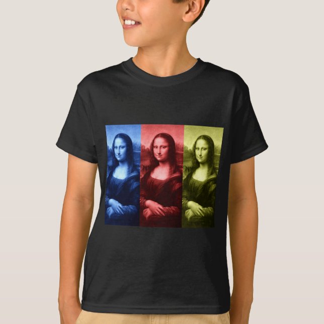 Camiseta Colores primarios de Mona Lisa (Anverso)