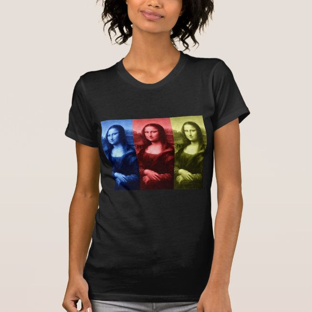 Camiseta Colores primarios de Mona Lisa (Anverso)