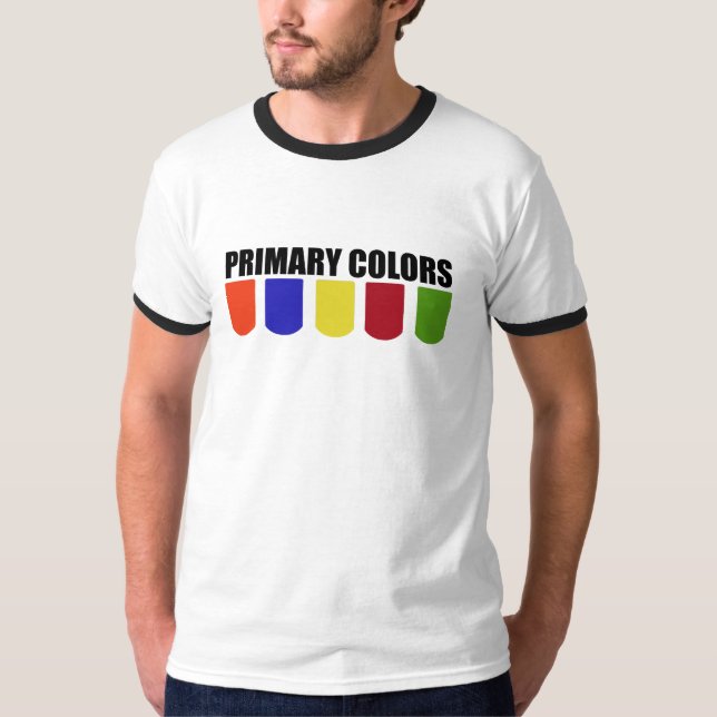 Camiseta Colores primarios (guitarra) (Anverso)