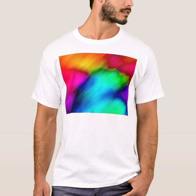 Camiseta Colores psicodélicos (Anverso)