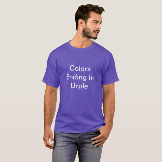Camiseta Colores que terminan en Urple