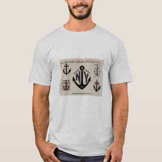 Camiseta Colores tradicionales de los iconos náuticos del