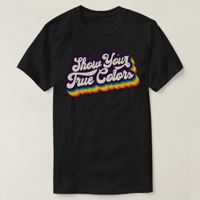 Camiseta Colores verdaderos (Diseño del anverso)