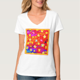 Camiseta Colores vibrantes de estrellas. ¡Hazte con una en