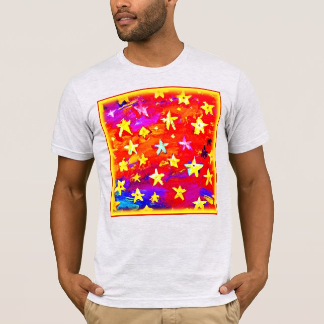 Camiseta Colores vibrantes de estrellas. ¡Hazte con una en  (Anverso)