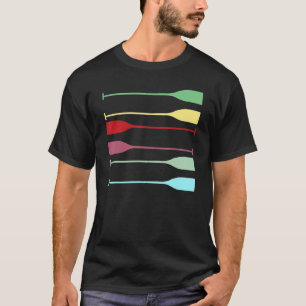 Camiseta Colores vintage del equipo de remo