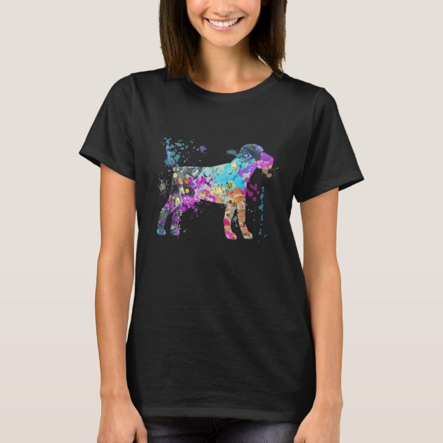 Camiseta Colorful Beagle   Dog Beagle (Anverso)