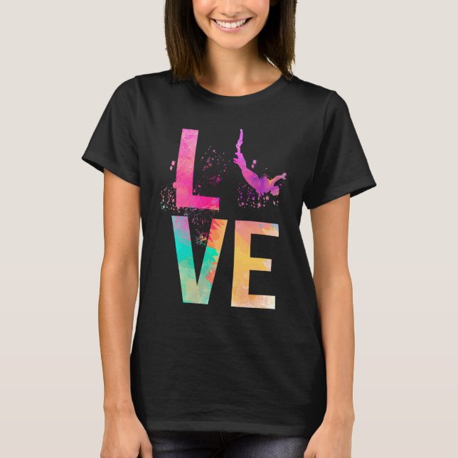Camiseta Colorful Bungee Jumping Mom  Bungee Jumping (Anverso)