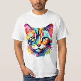 Camiseta Colorful Cat