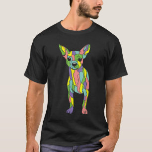 Camiseta Colorful Chihuahua Cute Chiwawa Art Pet Dog Lover 