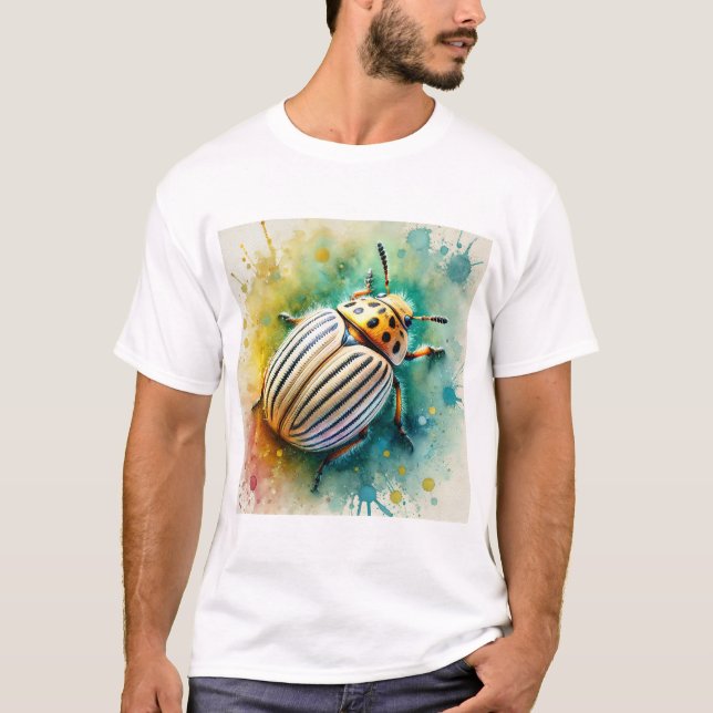 Camiseta Colorful Colorado Potato Beetle 030724AREF124 - Wa (Anverso)