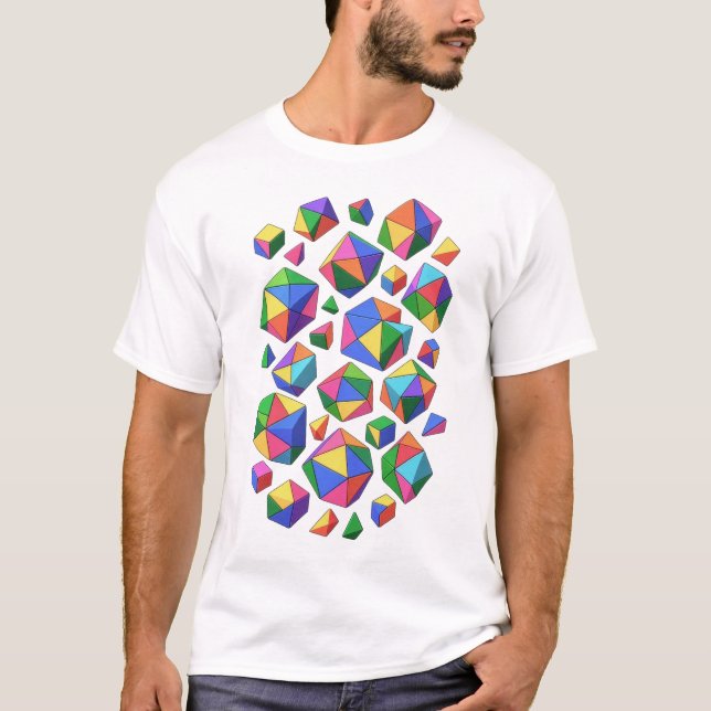 Camiseta Colorful Cubes (Anverso)