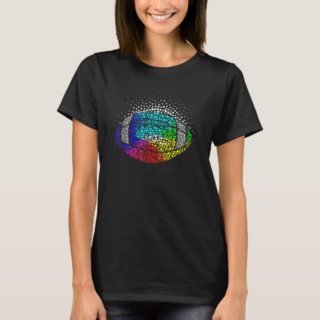 Camiseta Colorful Dot Football Happy International Dot Day  (Anverso)