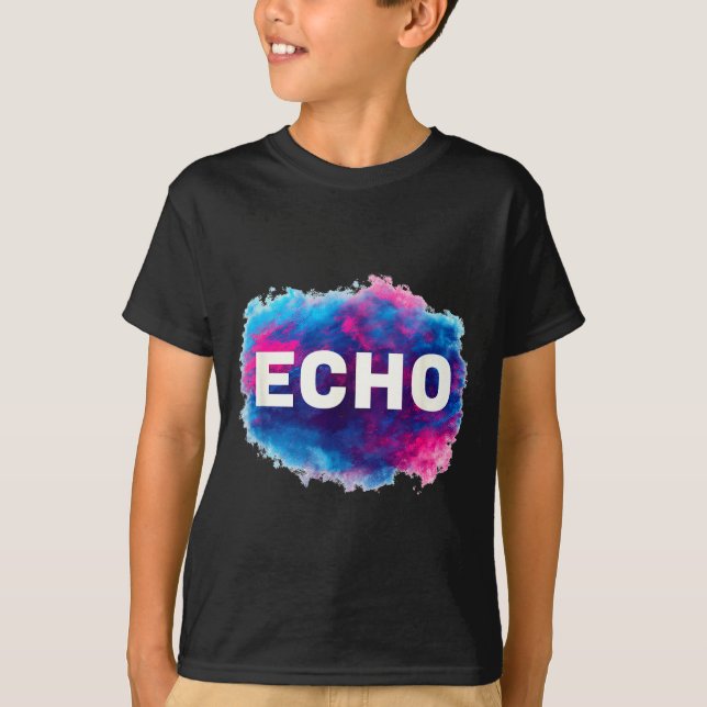 Camiseta Colorful Echo Look  (Anverso)
