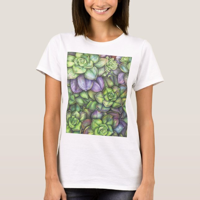 Camiseta Colorful Flowers T-Shirt (Anverso)