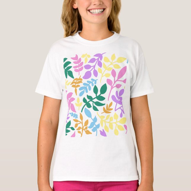 Camiseta Colorful foliage (Anverso)