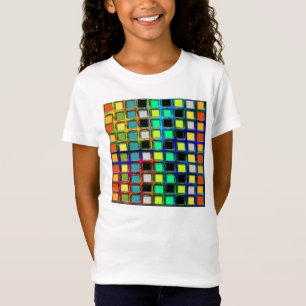 Camiseta Colorful Grid-Tiled by Shirley Taylor